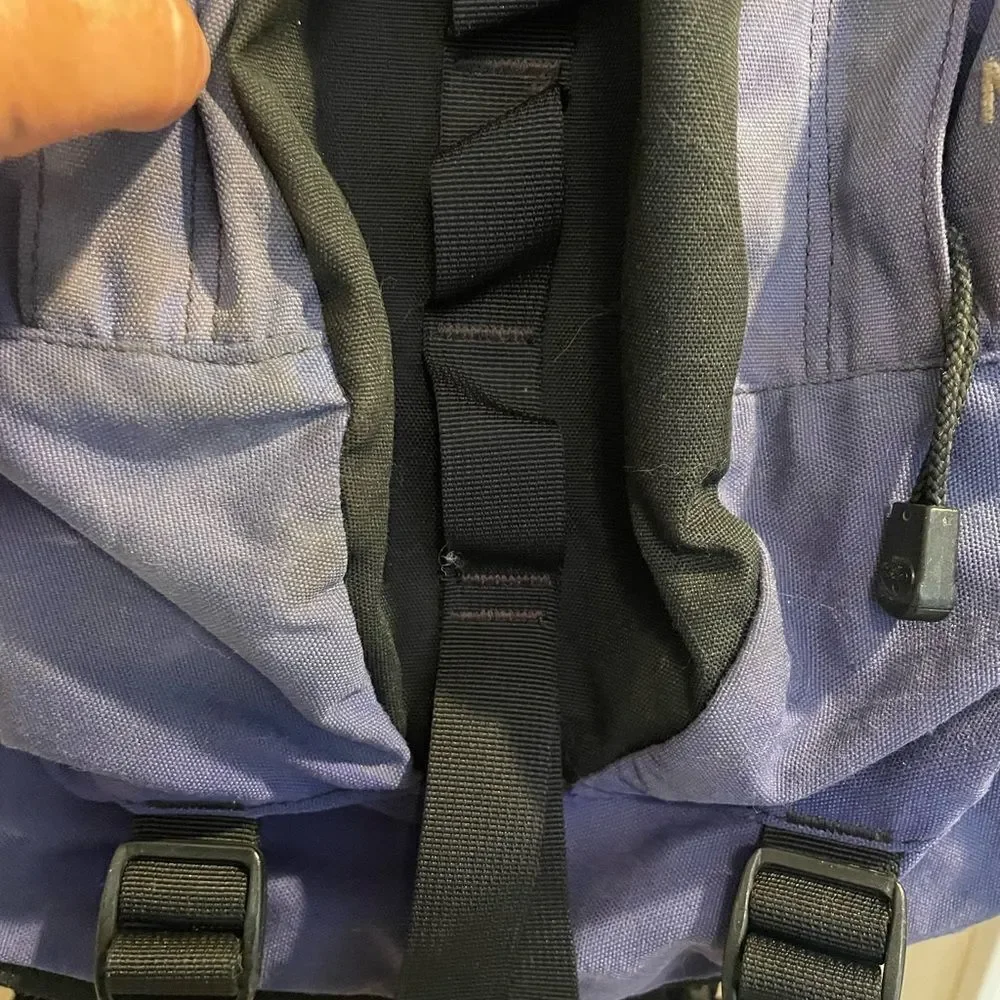 The North Face 90’s Purple and Black Faded Backpack